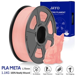 JAYO 1.1KG PLA Meta Pink 1.75mm 3D Printer Filament High Liquidity Anti-drop - Picture 1 of 9