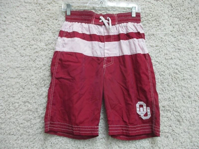 G-III Oklahoma Sooners Board Shorts Medium Adult Red Swim Lined Pocket NCAA Mens - Image 1 of 4