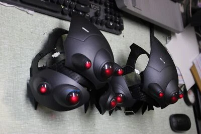 Overwatch Widowmaker Cosplay Halloween Mask Accessory Party prop LED Helmet Gift - Image 1 of 4