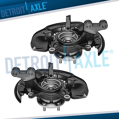 AWD Front Steering Knuckles & Wheel Hub Bearings for 2008-2013 Toyota Highlander - Image 1 of 4