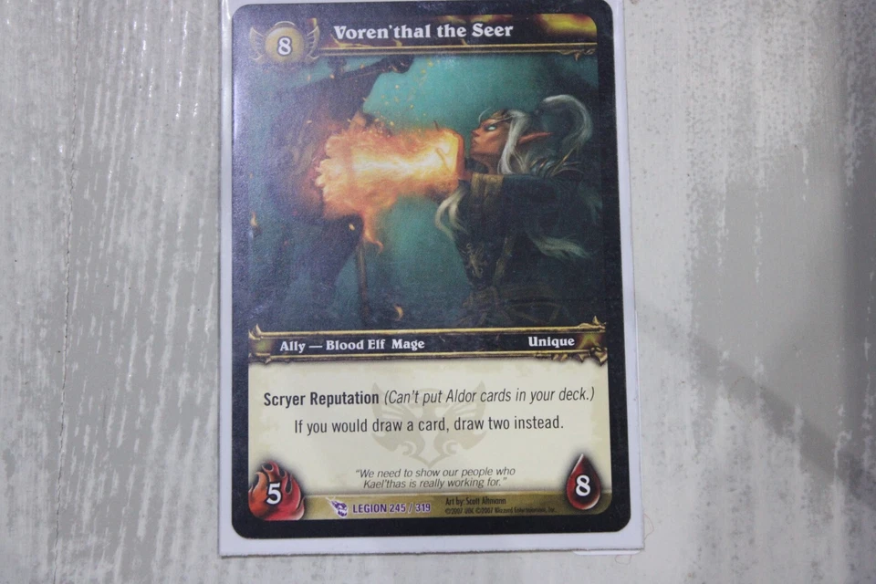 Voren'thal the Seer - March of the Legion - World of Warcraft TCG WOW - Image 1 of 1