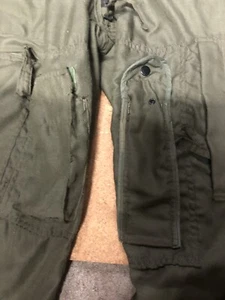 Vintage Army Green Sage Green Military Jumpsuit Mens Size 44R - Picture 1 of 9