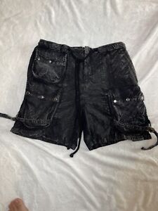 NWOT Free People Moon Bay Parachute Shorts in Washed Black Size XS