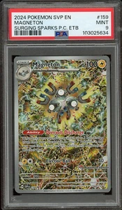 MAGNETON 159 PROMO PSA 9 IR SURGING SPARKS POKEMON CENTER ETB POKEMON INGLESE - Foto 1 di 2