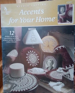 Annie's Attic: Accents for Your Home, Needle Tatting 872491 Frame, Clock, Lamp - Picture 1 of 2