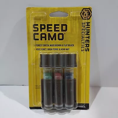Hunters Specialties Speed Camo Tri Color Makeup w/Pocket Size Applicator 00261 - Image 1 of 4