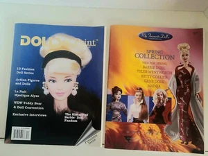 Dolls in Print Magazine Barbie & My Favorite Doll Magazine Barbie Lot Of 2 - Picture 1 of 7
