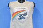 T-shirt vintage années 80 KOOL & THE GANG IN THE HEART USA TOUR 1984 MUSCLE TANK PETIT