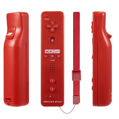 Wiimote Built in Motion Plus Inside Remote Controller For Wii & Wii U Console US - Image 1 of 4
