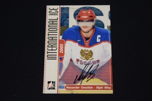 Alexander Ovechkin 2006-07 ITG Used International Ice Signature Series Autograph