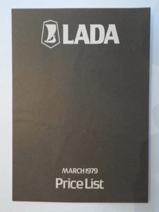 LADA RANGE 1979 UK Mkt New Car Prices Small Size Brochure - 1200 1300 1500 1600 - Picture 1 of 3