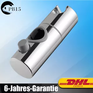 Duschkopf Handbrause Gleiter Halterung verstellbar Halter für 25mm Stange DE - Bild 1 von 8