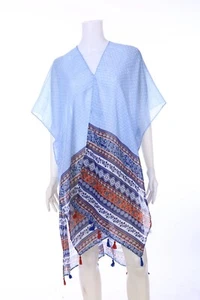 Fashly K Viscose Kimono with Tassels - Picture 1 of 8