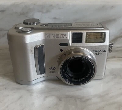 Minolta DiMAGE S414 4MP Digital Camera with 4x Optical Zoom Parts Only READ - Image 1 of 4