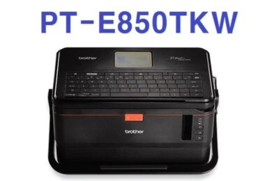 Brother Label Printer PT-E850TKW PC/Mobile Connect Keyboard Usb Wi-Fi PVC  Ups - Image 1 of 4