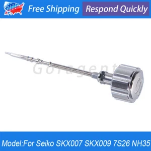 For Seiko SKX007 SKX009 7S26 NH35 NH36 4R36 6R15 NE15 Movement Watch Crown &Stem - Picture 1 of 3