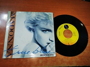 MADONNA True blue REMIX HOLIDAY 7" SPAIN PROMO SINGLE VINYL VERY RARE 1986 - Picture 1 of 2