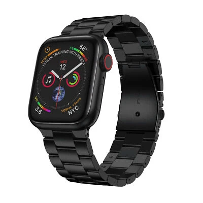 Correa de metal de acero inoxidable iWatch para Apple Watch Series 7 41 45 mm 654321 Foto 1 de 4