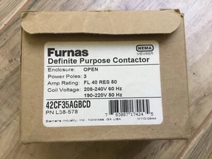 SIEMENS 42CF35AGBCD (FURNAS) Definite Purpose Schütz Relais, 3-polig, 40A, 240V - Bild 1 von 6