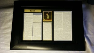 Rare 1939 Ted Williams Rookie Yr Sports Portrait w/ News Article + Baseball Card - Picture 1 of 3