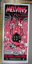 2006 Rock Roll Concert Poster The Melvins Big Business Stainboy S/N #225 Spider