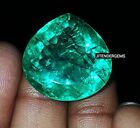 Green Emerald Colombian 39 Ct Treated Natural Huge Pear Cut Loose Gemstone