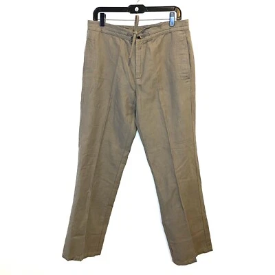 Pantalones de mezcla de lino CALVIN KLEIN Foto 1 de 4