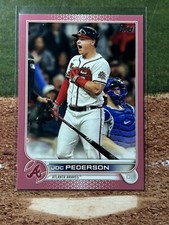2022 Topps Update Joc Pederson Mothers Day Pink /50 Braves Dodgers Cubs Giants
