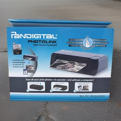 Pandigital Photolink One-Touch Scanner 600DPI New Open Box - Image 1 of 4