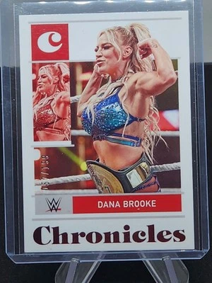2022 Panini Chronicles WWE DANA BROOKE #30 Red Parallel S# /199 - Image 1 of 2