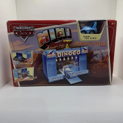 Rare new  Disney Cars Mini Adventures Dinoco Garage Playset The King - Image 1 of 4