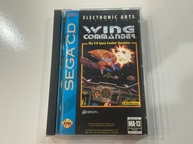 Wing Commander (Sega CD, 1994) CIB Complete in Box w Manual Tested Clean EXC!