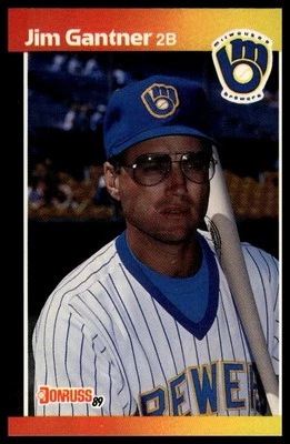 1989 Donruss #264 Jim Gantner - Image 1 of 2