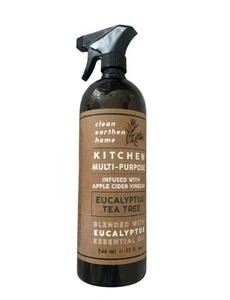 Clean Earthen Home Multi Purpose Cleaner "Eucalyptus & Tea Tree" 32 fl oz Large - Picture 1 of 4