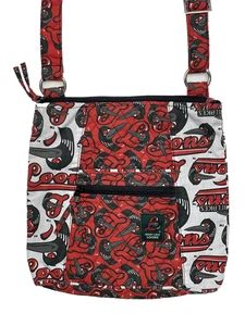 Great Lakes Lunes MiLB xBody Purse Team Logo Team Colors Zip Quilted Mi Baseball - Picture 1 of 8