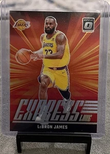 2024-25 Donruss Optic LEBRON JAMES Express Lane SILVER HOLO PRIZM SP Lakers - Picture 1 of 3