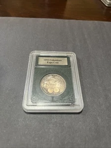 OLD US COINS UNC SILVER 1892 COLUMBIAN EXPO HALF DOLLAR - Picture 1 of 2