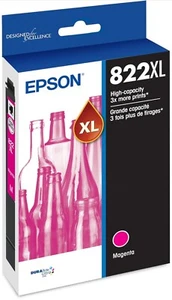 Cartuccia di inchiostro magenta originale Epson 822XL ad alta resa T822XL320S - Foto 1 di 2
