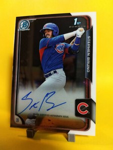 2015 Bowman Chrome Stephen Bruno RC Autograph Auto 