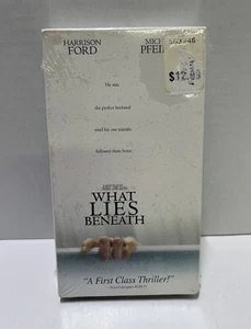 What Lies Beneath (VHS, 2001) Harrison Ford Michelle Pfeiffer - NEW/SEALED! - Picture 1 of 5