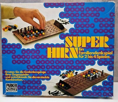 SuperHirn Zweibrett-Version Master Mind Parker Brettspiel Gesellschaftsspiel  - Bild 1 von 4