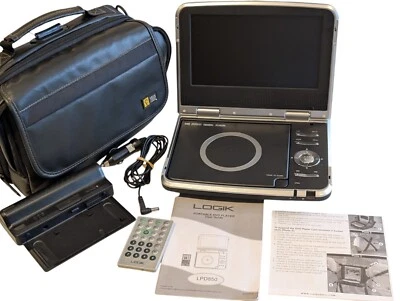 Logik LPD850 Portable DVD Player 8.5" With Case / Car Display - Charger & Remote - Image 1 of 4