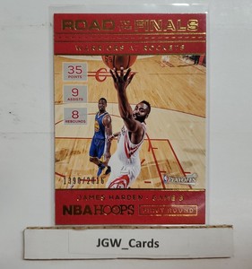 2016-17 NBA Hoops James Harden #27 First Round #'d 1390/2016 Road To The Finals