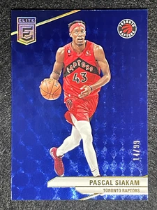 2023-24 Panini Donruss Elite Pascal Siakam Blue #/99 Raptors - Picture 1 of 2