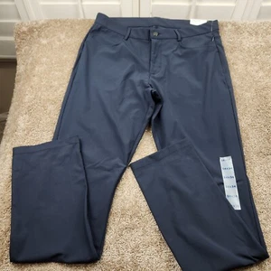 Old Navy Active Tech Hybrid Pants Mens 34x34Blue Flex NWT Golf Slim - Picture 1 of 8