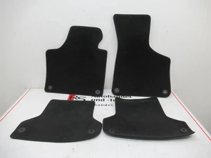 Audi A3 8P 07-13 4x Fussmatten Satz schwarz Stoff 8P0864450 QJN - Picture 1 of 10