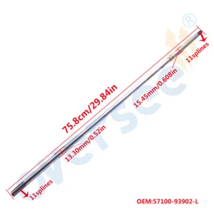 Eje de transmisión 57100-93900 57100-93901 57100-93902 para fueraborda SUZUKI 9,9/15/99 HP - Imagen 1 de 3