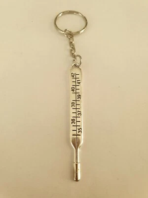 THERMOMETER KEYRING - BIRTHDAY, ANNIVERSARY, THANK YOU GIFT ? - Image 1 of 3