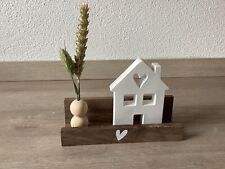 Einzugsgeschenk Set 1 - Deko mit Haus und Trockenblumen - Handmade - Raysin