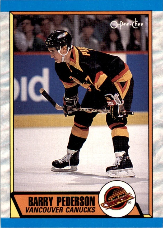 1989-90 O-PEE-CHEE BARRY PEDERSON VANCOUVER CANUCKS #281 - Image 1 of 2